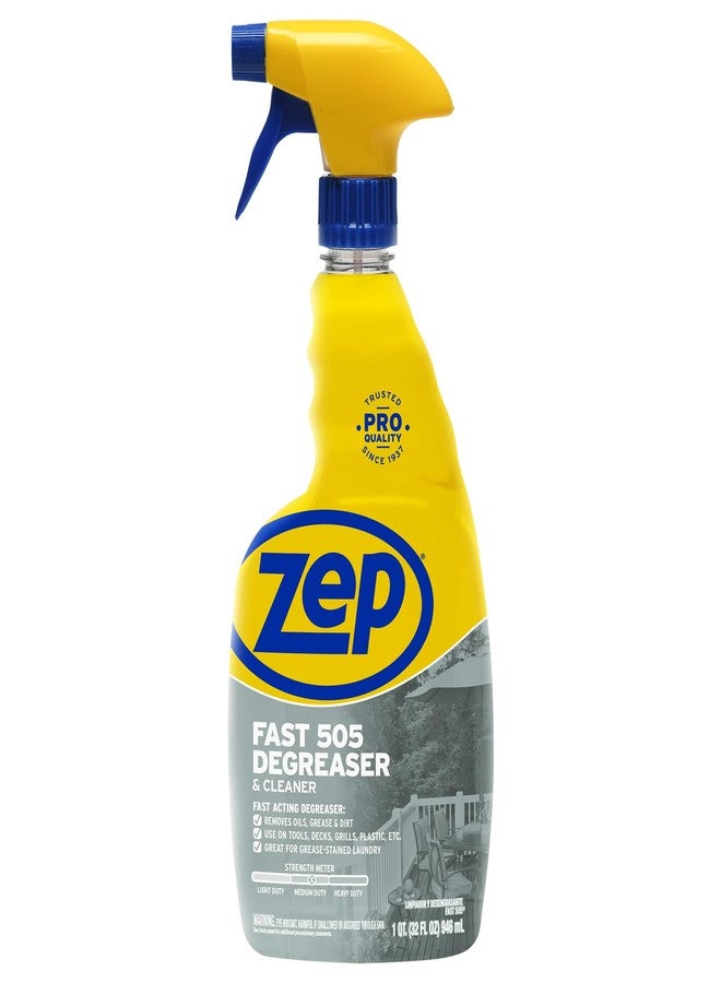 Zep Fast 505 Cleaner and Degreaser - 32 oz (Case of 4) - ZU50532 - Great for Grills, Plastics, Metal, and More - Image 2
